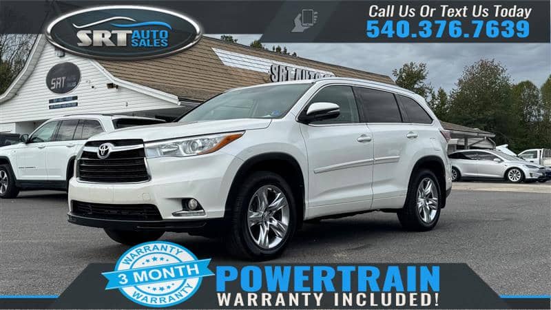 2015 Toyota Highlander Limited, photo 1 of 11