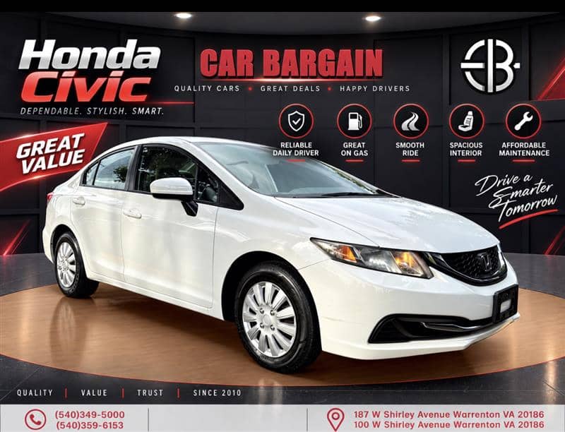 2015 Honda Civic LX, photo 1 of 11