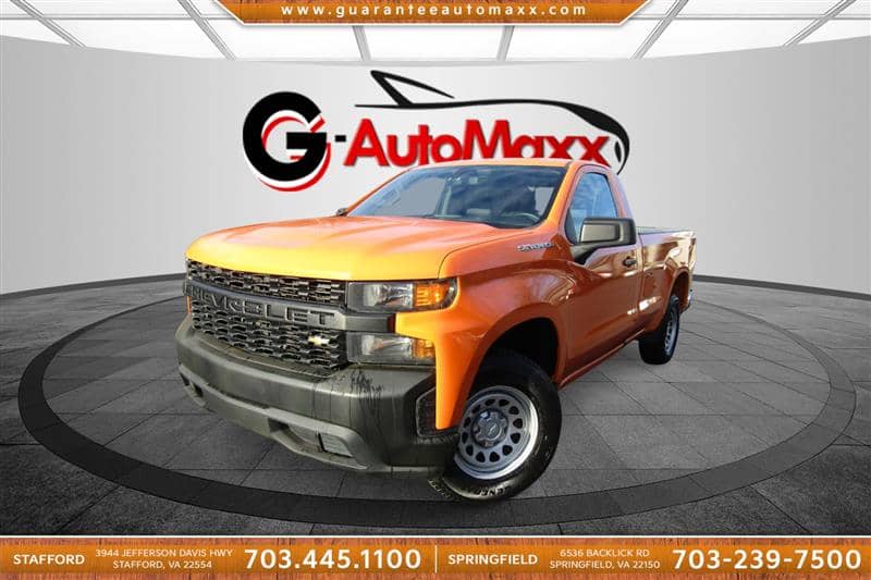 2020 Chevrolet Silverado 1500 Work Truck Regular Cab RWD, photo 1 of 11