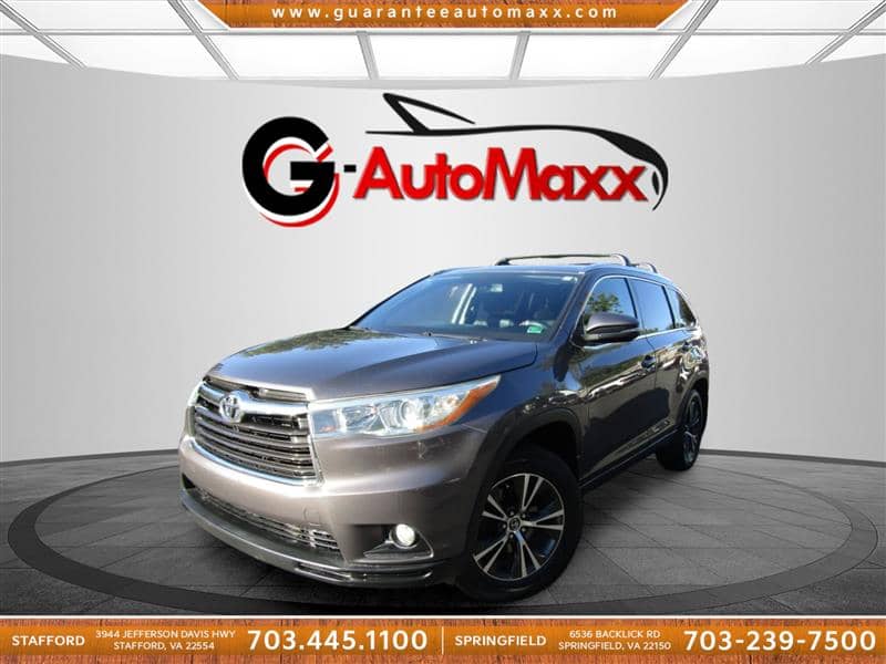 2016 Toyota Highlander XLE, photo 1 of 11