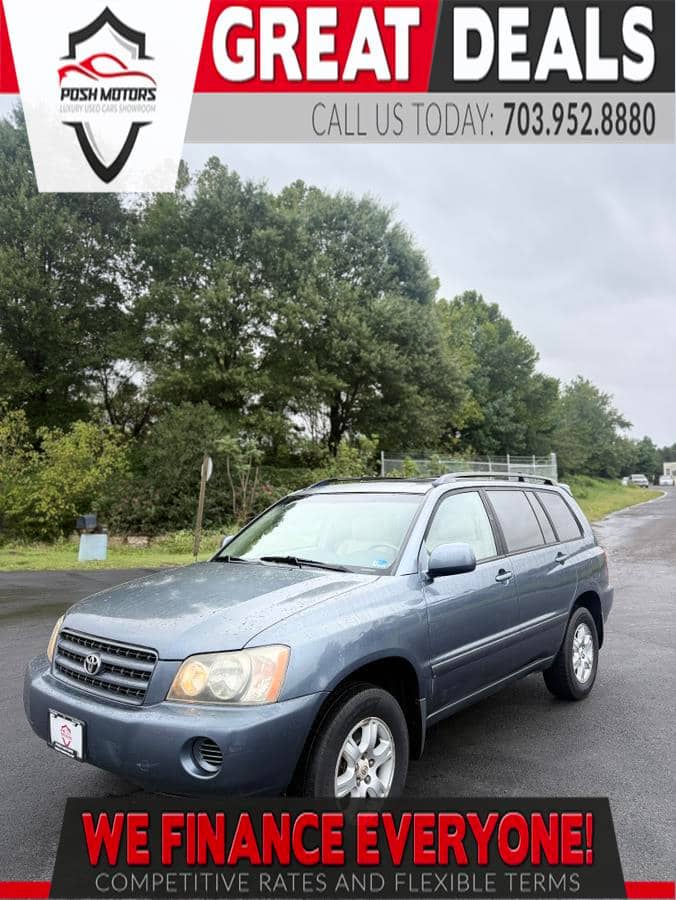 2003 Toyota Highlander AWD V6, photo 1 of 11