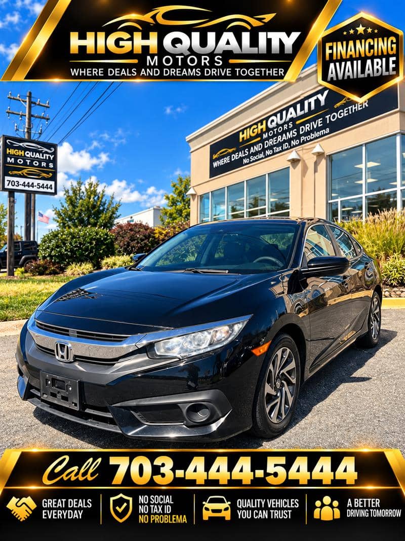 2017 Honda Civic EX, photo 1 of 11